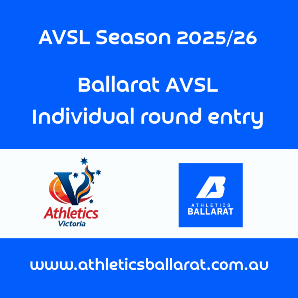 Ballarat Track Fees - Single Round of AVSL (2025/26)